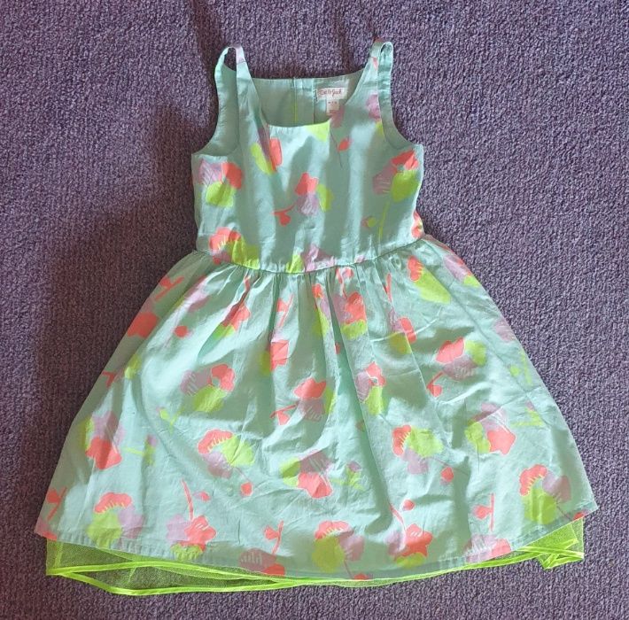 Rochita deosebita fete 7-8 ani, noua, din bumbac, de la Cat & Jack