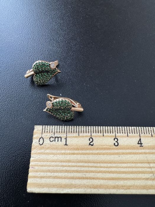 Серьги золотые 585