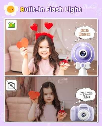 Нова Детска 1080P HD селфи камера, подарък за момичета 3-9 г. играчка