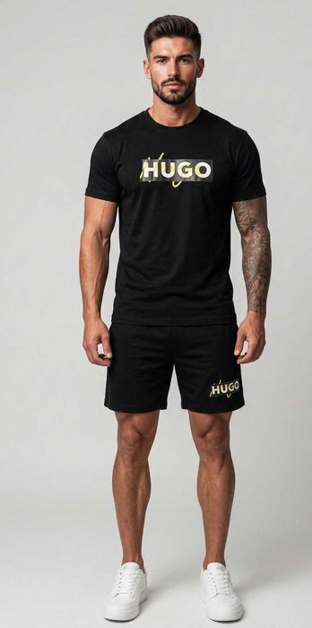 САМО ПРИ НАС Летен мъжки комплект BALENCIAGA/NIKE/ADIDAS/Under Armour/BOSS модели от S до 6XL