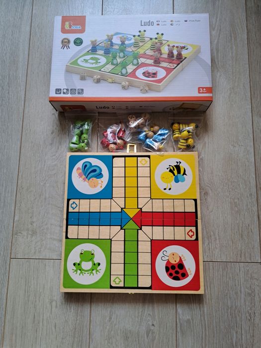 "Не се сърди човече" Viga toys и Блокче за рисуване с тебешир Jaq Bird