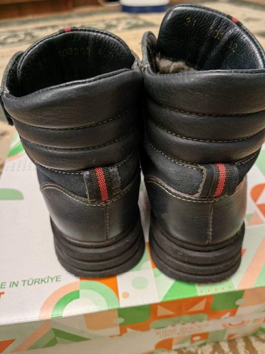 Зимние натуральные сапоги для мальчика