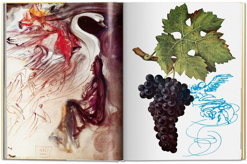 The Wines of Gala - Salvador DALI - ed Taschen carte vinuri arta