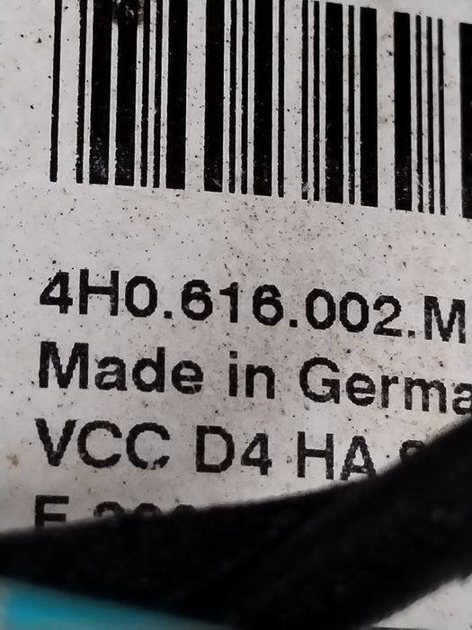 perna aer spate dreapta audi a8 (2009-2017) [4h] d4 3.0 motorina 2013