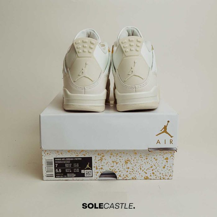 Nike Air Jordan Retro 4 'Metallic Gold