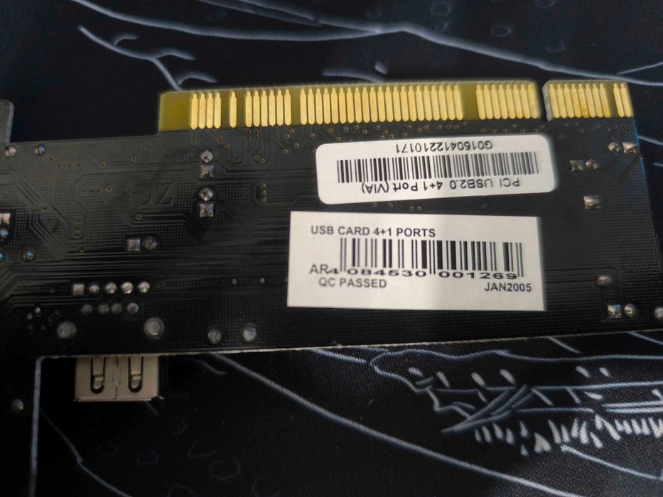 PCI usb карта 4+1 2.0
