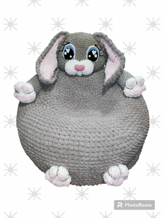 Заек Барбарон - ръчно плетен