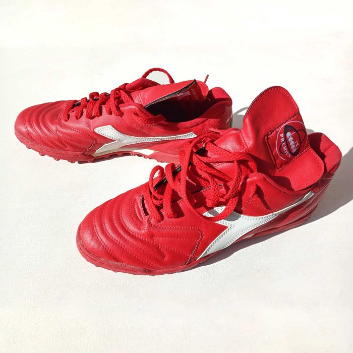 Diadora - ghete fotbal din piele cu crampoane