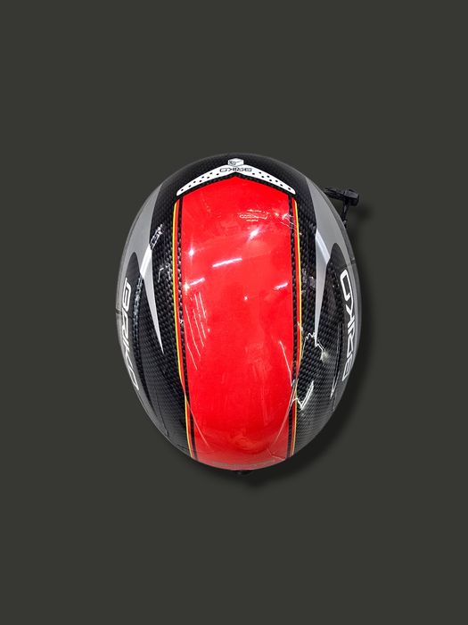 Каска BRIKO – размер 56 см | Карбон визия | Състезателен стил