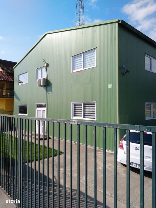 Hala 233 mp + apartament, Bascov, teren 1.200mp