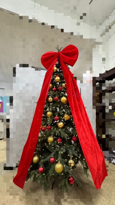 Ёлка, шырша+ подарки. Оформление полностью