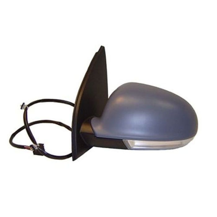 Oglinda exterioara VW Golf 5 (1K) HATCHBACK 10.2003-05.2009 Partea Stanga Crom Asferica Electrica Cu Incalzire, cu semnalizare, carcasa grunduita, mufa cu 16 gauri/ 6 pini,