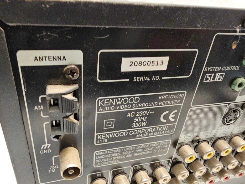 Receiver Audio-Video Kenwood KRF-V7060D, Amplituner 5.1 Surround, Dolby Digital, DTS, 330W