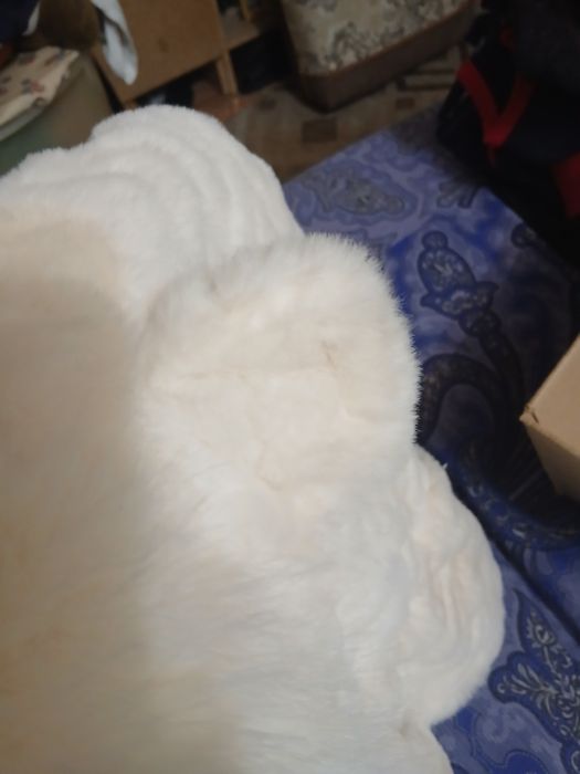 Тёплая зимняя шапка с ушками