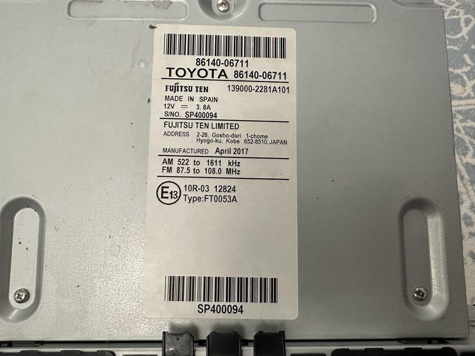 Магнитола камри 55