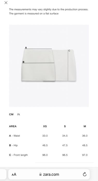 Дънкова Midi пола Zara