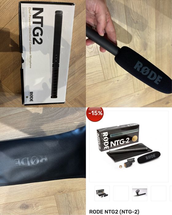 Zoom H6, Rode NTG2, Rode Videomic Pro