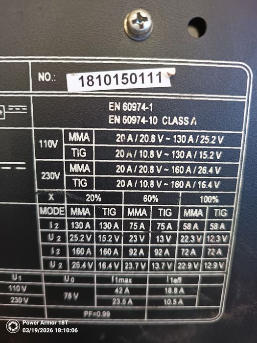 Електрожен Parweld XTS 162 DV