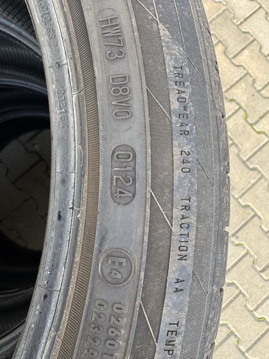 4 бр Почти Нови Летни Гуми Continental 255/40/20 MO DOT2024