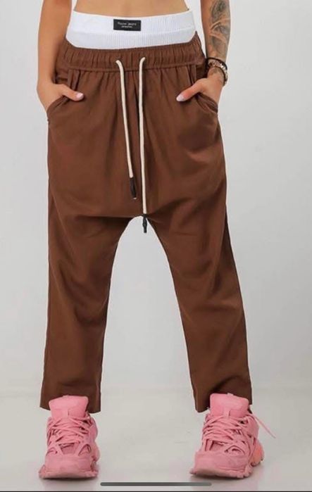 Дамски ленен потур pause jeans