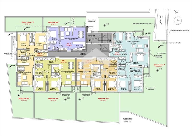 Продава се Тристаен апартамент в София, м-т Гърдова глава - 194 кв.м за 1332 €/кв.м - Снимка #3