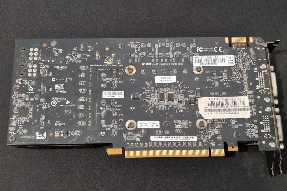 Placa video EVGA GeForce GTX 560 Ti 1Gb