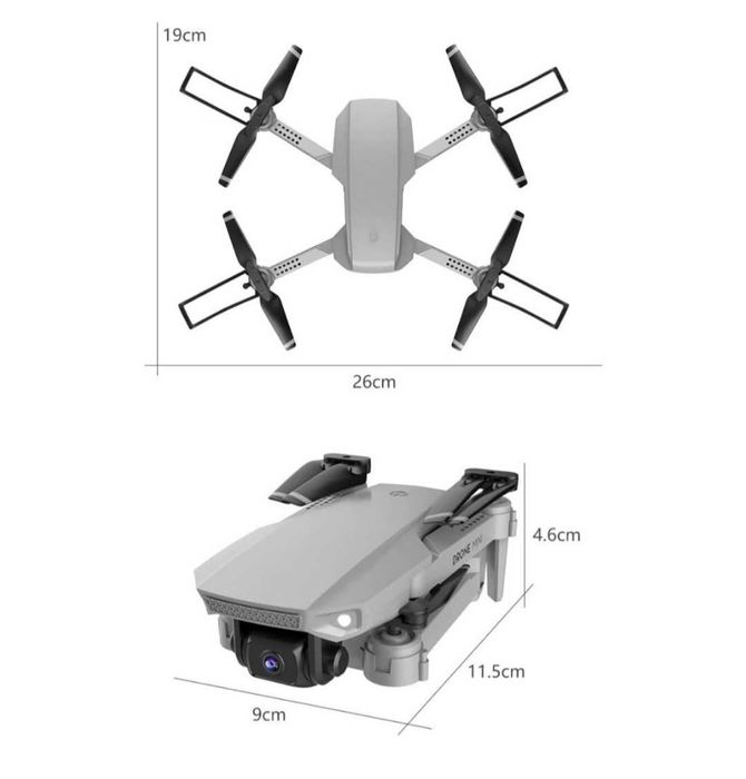 Drona E88 mini pliabila, Camera HD 1080P, Incarcare USB, Rotire 360
