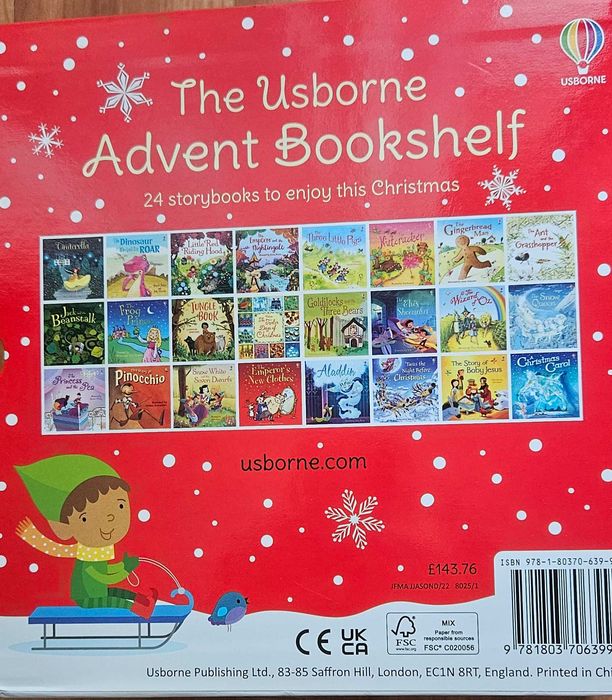 Usborne Advent Bookshelf