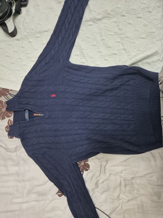 Срочно Polo полузамок тёмно-синий