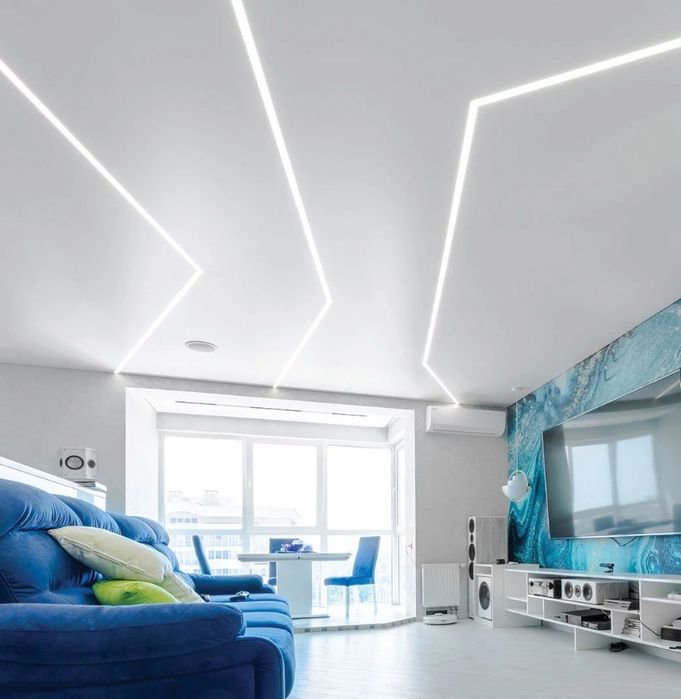 Световая линия для гипсокартонного и натяжного потолка