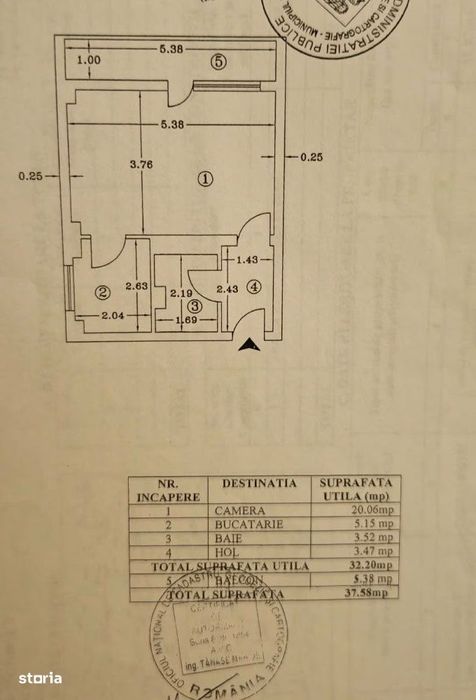 Garsoniera Iancului - 650 m de Metrou Piata Iancului - Comision 0%
