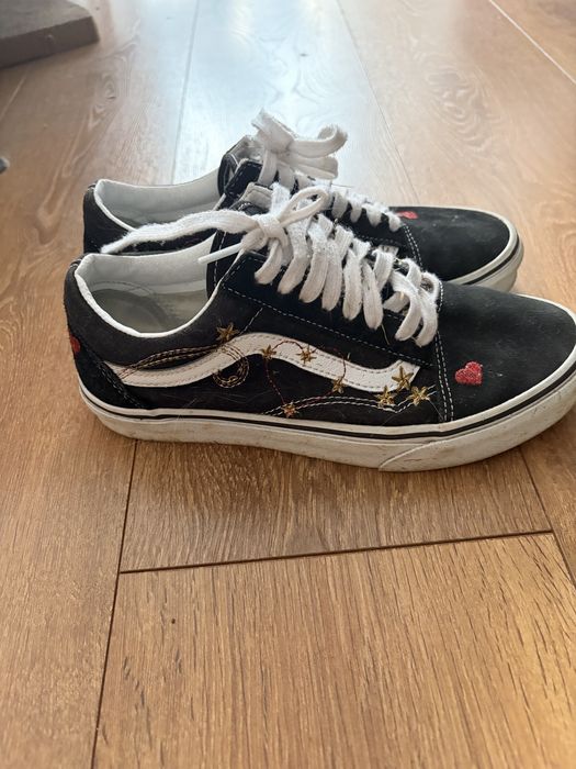Vans limited edition със сърчица и звездички, размер 38.5