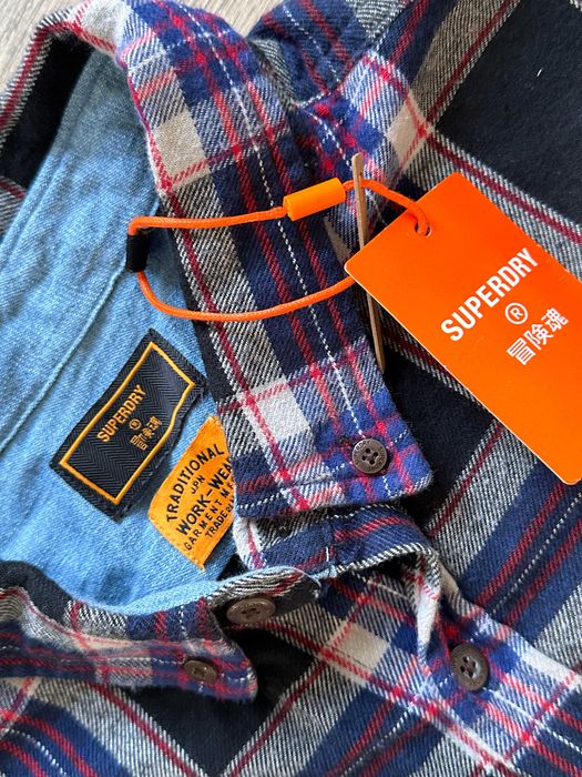Camasa SUPERDRY Flanel Carouri Maneca Lunga Barbati | Marime 2XL