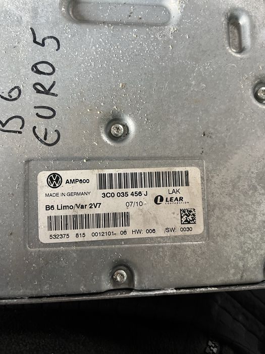 Amplificator vw passat b6 euro 5 statie