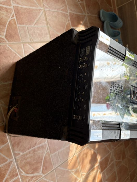 Субуфер и Усилвател за кола herts 950W