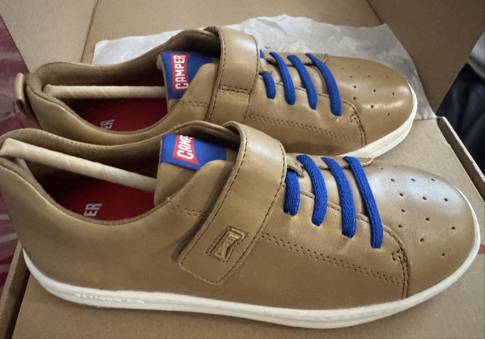 Нови обувки CAMPER за момче - 36 номер, ест. Кожа