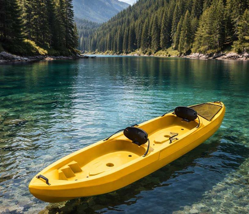 Caiac Tandem Sit-on-Top - Stabil, durabil și ideal pt. agrement