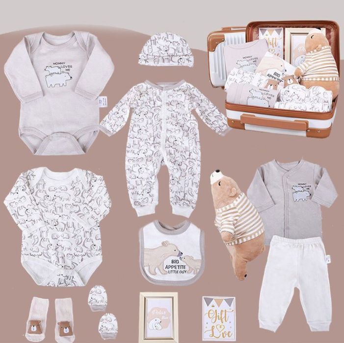 Подарочный набор для новорожденного в чемоданчике