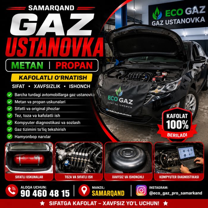 Gaz ustanofka metan propan