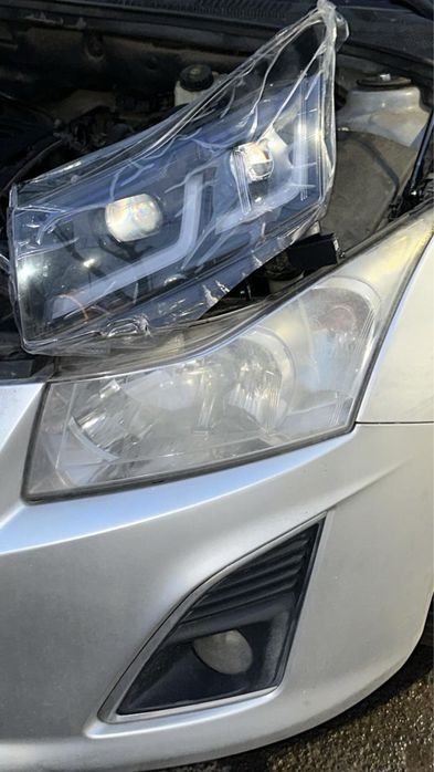 Фары chevrolet cruze bmw style