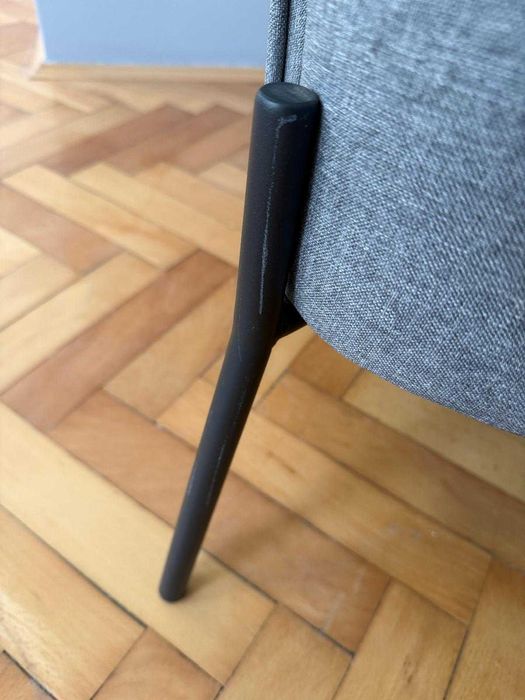 Vand set 2 x Fotilii POMOSE Ligh grey/black + 1 taburet