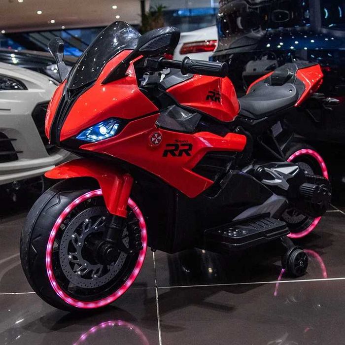 Детски Акумулаторен Мотор B919, 90W, 12V/12Ah, LED система в колелото