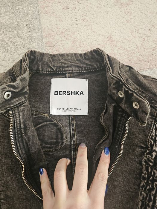 Късо дънкено якенце Bershka