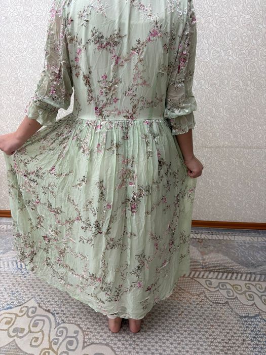 Платье из панбархата.