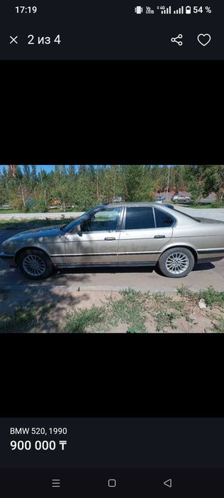 Продам машину БМВ 520 Е34