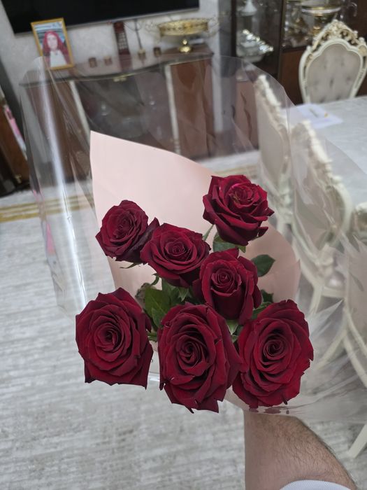 Цветы с дня рождения