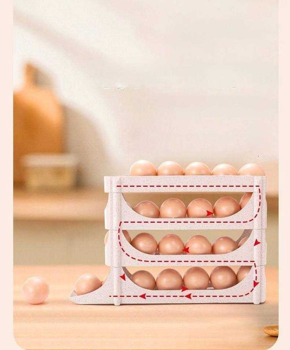 Автоматический диспенсер для яиц с функцией скатывания.