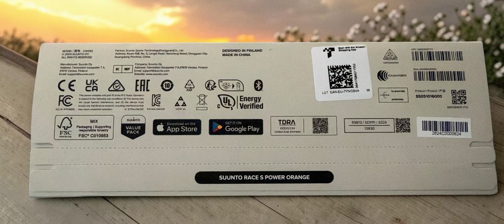 Suunto Race S – Power Orange