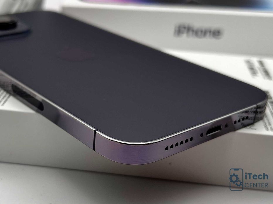 iPhone 14 Pro MAX, 128GB, Purple, 100% батерия, КАТО НОВ, ГАРАНЦИЯ!