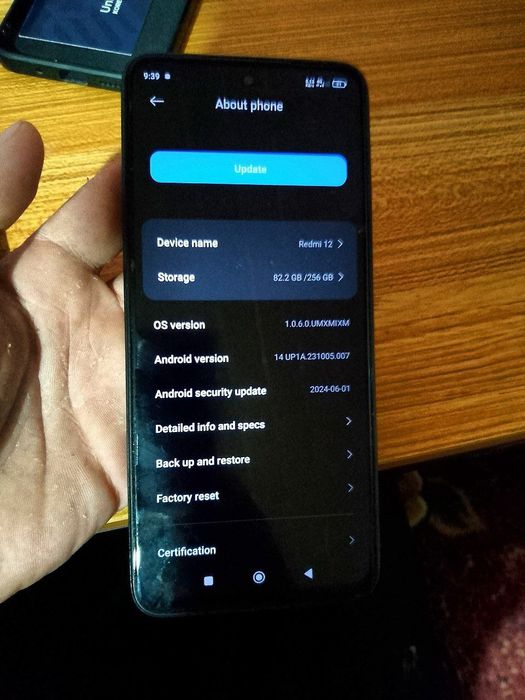 (Xiaomi) Redmi 12 256gb abmen bor